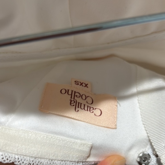 Camila Coelho Coconut Grove Top in Bright White size XXS - Picture 9 of 9